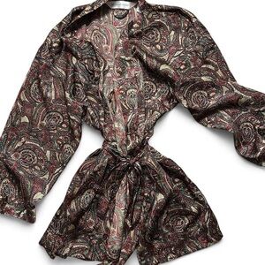 Victoria's Secret Multicolor Paisley Blouse